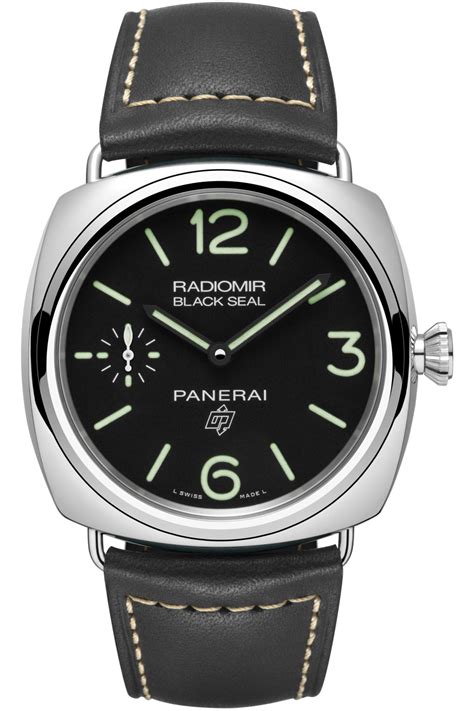 panerai ceramic radiomir black seal ราคา|Panerai radiomir.